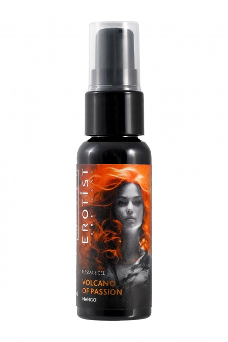 Гель с эффектом вибрации Volcano Of Passion со вкусом манго - 25 мл. - Erotist Lubricants - купить с доставкой в Нальчике