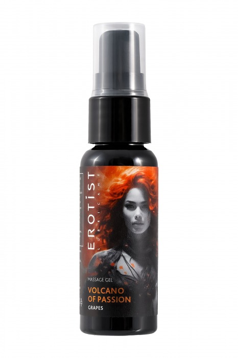 Гель с эффектом вибрации Volcano Of Passion со вкусом винограда - 25 мл. - Erotist Lubricants - купить с доставкой в Нальчике