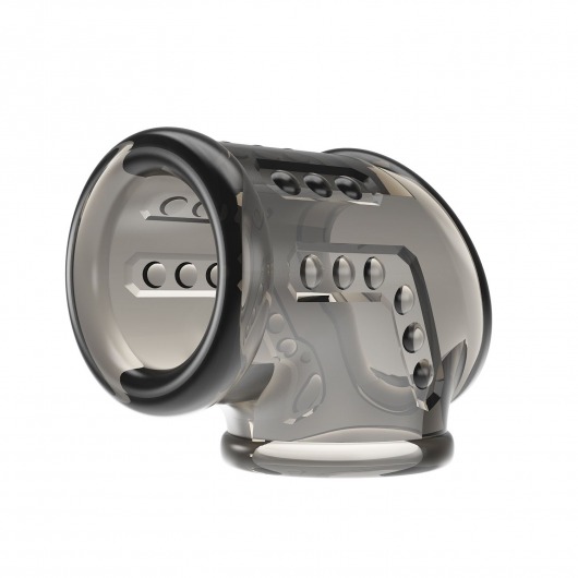 Дымчатая насадка на пенис и мошонку - Baile - в Нальчике купить с доставкой