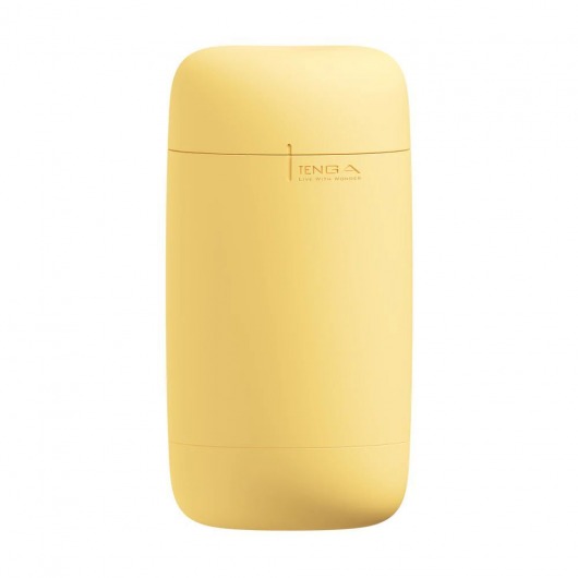 Желтый мастурбатор Tenga Puffy - Tenga - в Нальчике купить с доставкой