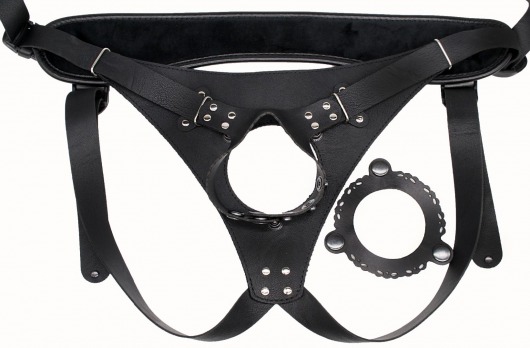 Пояс Hard Brutal для больших насадок - LOVETOY (А-Полимер) - купить с доставкой в Нальчике