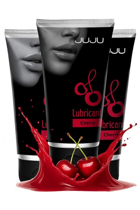 Набор из 3 съедобных лубрикантов JUJU со вкусом вишни - JuJu - купить с доставкой в Нальчике Набор из 3 съедобных лубрикантов JUJU со вкусом вишни - JuJu - купить с доставкой в Нальчике