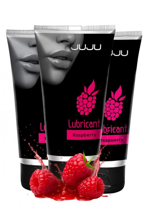 Набор из 3 съедобных лубрикантов JUJU со вкусом малины - JuJu - купить с доставкой в Нальчике Набор из 3 съедобных лубрикантов JUJU со вкусом малины - JuJu - купить с доставкой в Нальчике