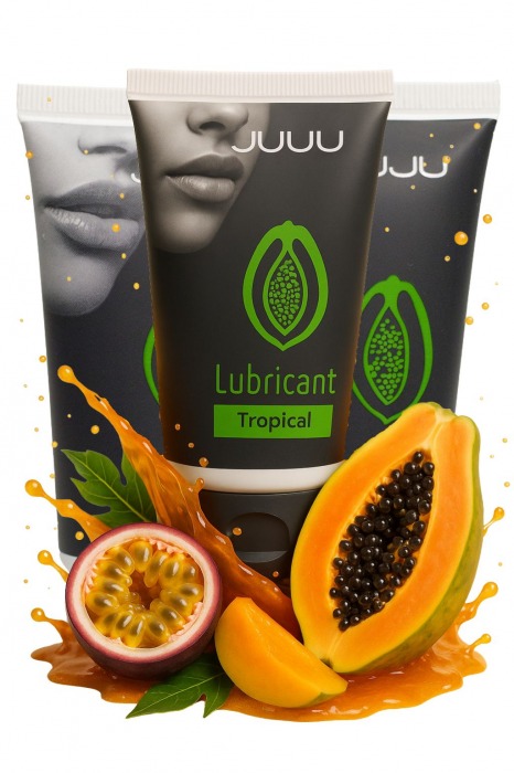 Набор из 3 съедобных лубрикантов JUJU со вкусом тропических фруктов - JuJu - купить с доставкой в Нальчике Набор из 3 съедобных лубрикантов JUJU со вкусом тропических фруктов - JuJu - купить с доставкой в Нальчике