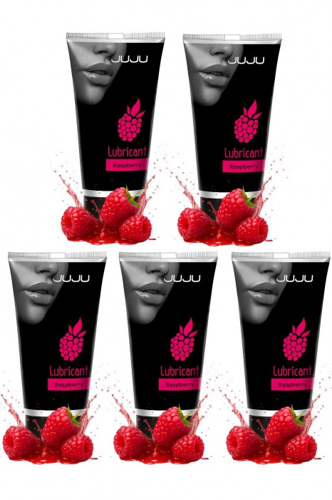 Набор из 5 съедобных лубрикантов JUJU со вкусом малины - JuJu - купить с доставкой в Нальчике Набор из 5 съедобных лубрикантов JUJU со вкусом малины - JuJu - купить с доставкой в Нальчике