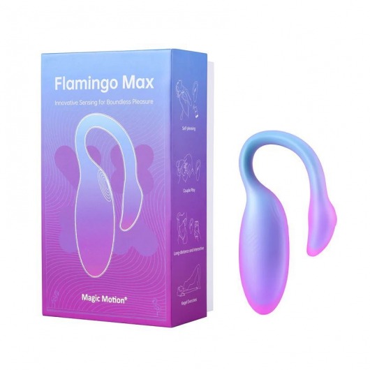 Голубой вибратор Flamingo Max - Magic Motion в Нальчике Голубой вибратор Flamingo Max - Magic Motion