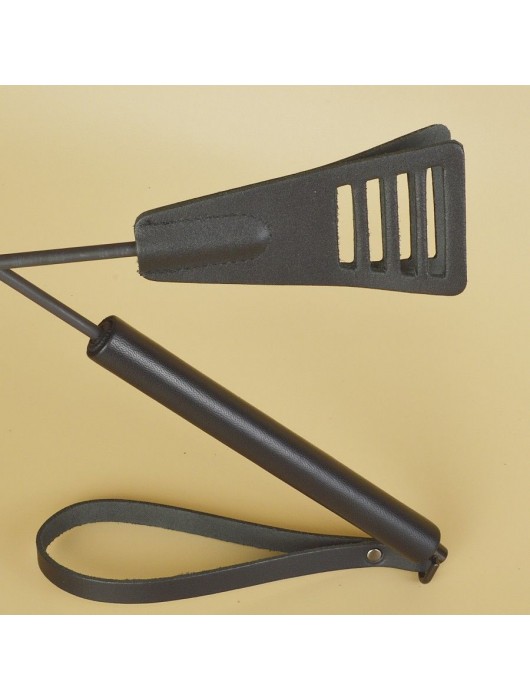 Черный кожаный стек «Сириус» - 60 см. - Sitabella - купить с доставкой в Нальчике