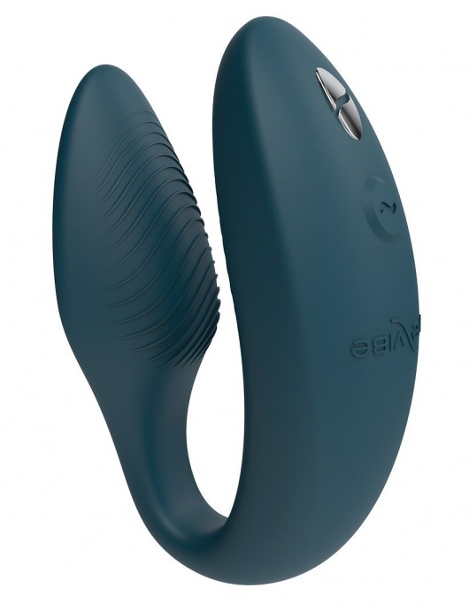 Зеленый вибратор для пар We-Vibe Sync 2 с пультом ДУ - We-vibe купить в Нальчике с доставкой в Orgasmix.ru Зеленый вибратор для пар We-Vibe Sync 2 с пультом ДУ - We-vibe