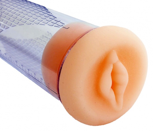 Телесный уплотнитель для вакуумной помпы в виде вагины - Boys of Toys - в Нальчике купить с доставкой