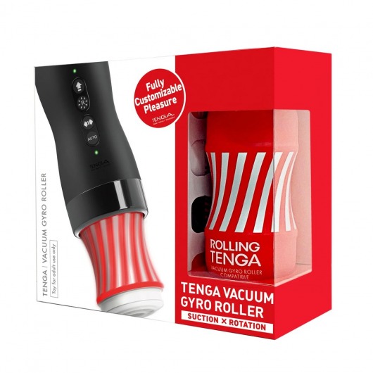 Набор Tenga Vacuum Gyro Roller 3s: мастурбатор и устройство для вращения и создания вакуума - Tenga - в Нальчике купить с доставкой Набор Tenga Vacuum Gyro Roller 3s: мастурбатор и устройство для вращения и создания вакуума - Tenga - в Нальчике купить с доставкой
