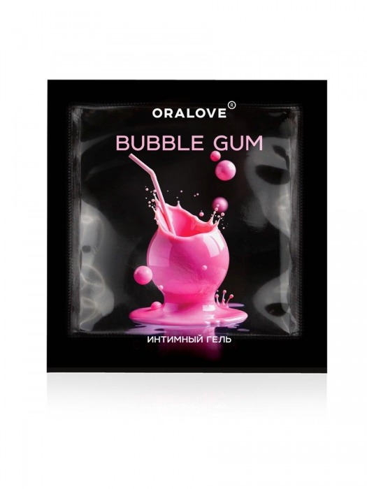 Саше съедобной оральной смазки OraLove с ароматом бабл-гам - 3 гр. - Биоритм - купить с доставкой в Нальчике