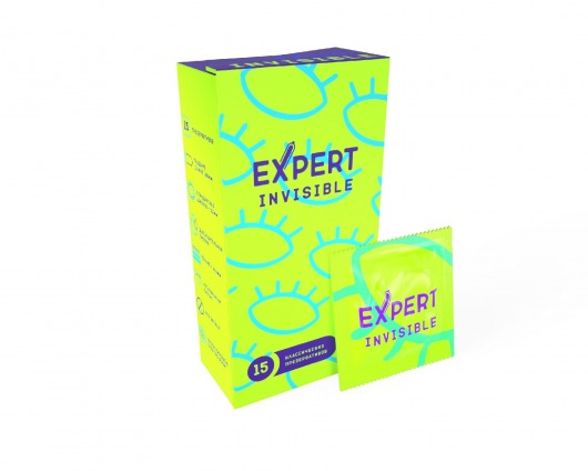Ультратонкие презервативы Expert Invisible - 15 шт. - Expert - купить с доставкой в Нальчике