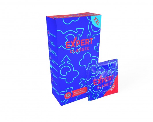 Презервативы увеличенного размера Expert Classic XXL - 15 шт. - Expert - купить с доставкой в Нальчике