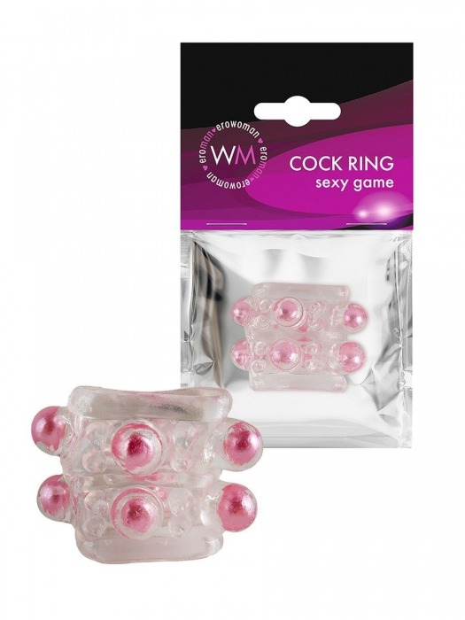 Прозрачная насадка на пенис с цветными шариками - Erowoman-Eroman - в Нальчике купить с доставкой