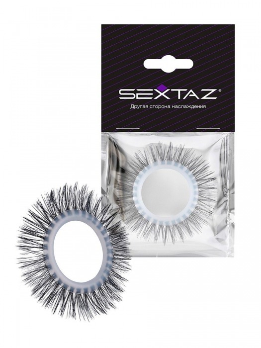 Круглое эрекционное кольцо с длинными «ресничками» - Sextaz - в Нальчике купить с доставкой