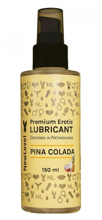 Ароматизированный лубрикант на водной основе NewLevel Pina Colada - 150 мл. - NewLevel - купить с доставкой в Нальчике