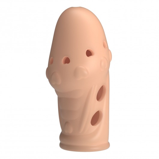 Телесная насадка на пенис Booker - 8 см. - Baile - в Нальчике купить с доставкой