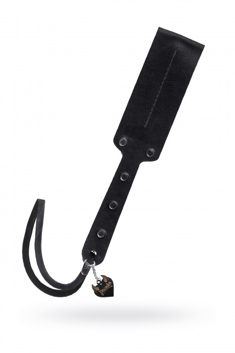 Черный кожаный пэддл - 32 см. - Pecado - купить с доставкой в Нальчике