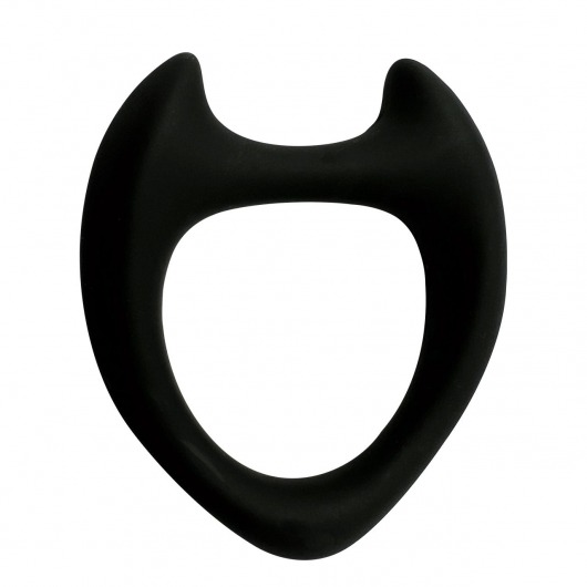 Черное эрекционное кольцо с рожками Wooomy Toro M - Adrien Lastic - в Нальчике купить с доставкой