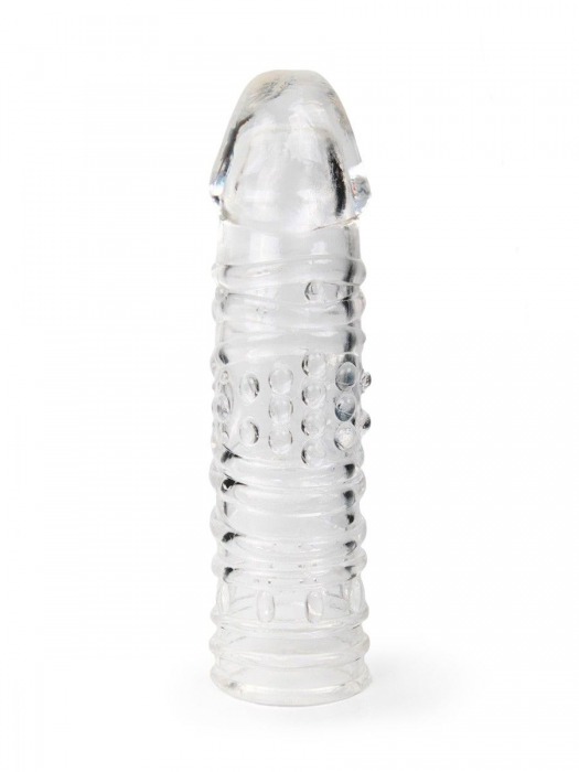 Прозрачная закрытая насадка на пенис - 17 см. - Sex Expert - в Нальчике купить с доставкой