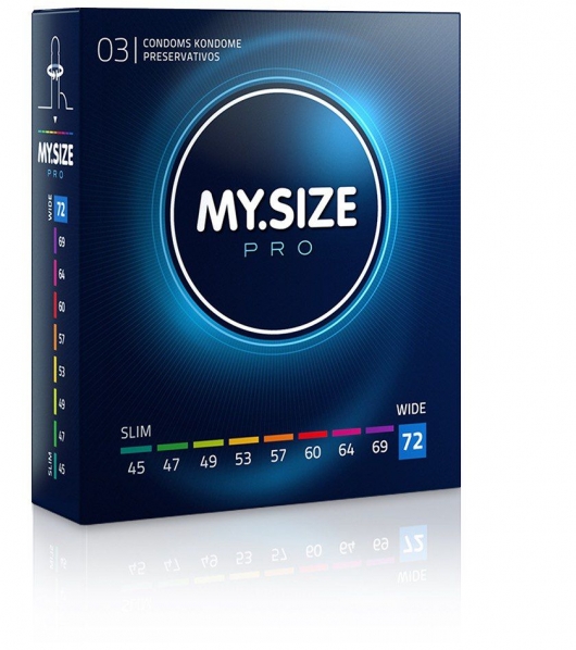 Презервативы MY.SIZE размер 72 - 3 шт. - My.Size - купить с доставкой в Нальчике