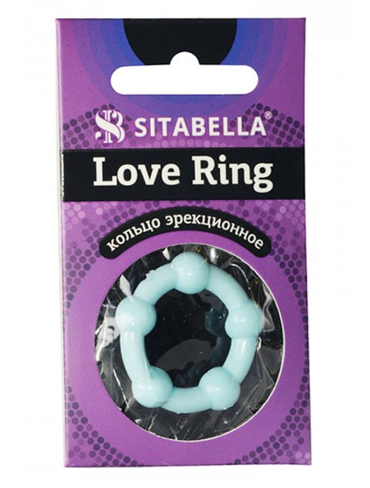 Цветное эрекционное кольцо Love Ring с бусинами - Sitabella - в Нальчике купить с доставкой