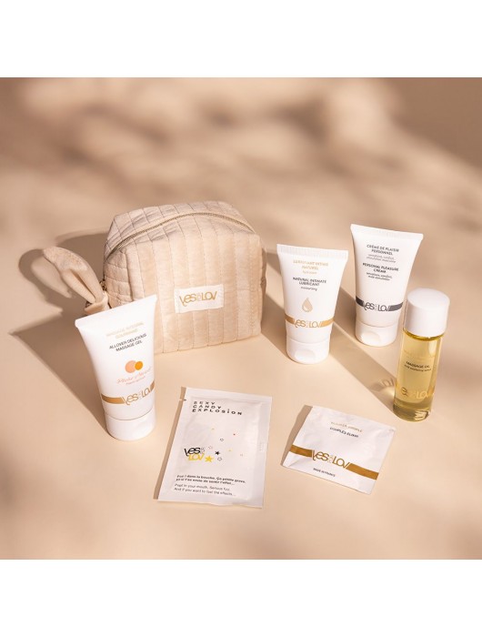 Набор YESforLOV La Trousse Enchantée в бежевой косметичке - YESforLOV - купить с доставкой в Нальчике