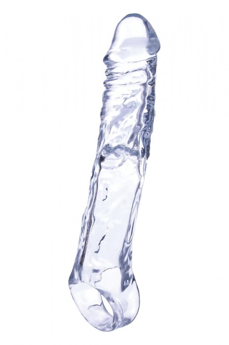 Прозрачная насадка-удлинитель Length Enhancer с подхватом - 22,3 см. - NMC - в Нальчике купить с доставкой