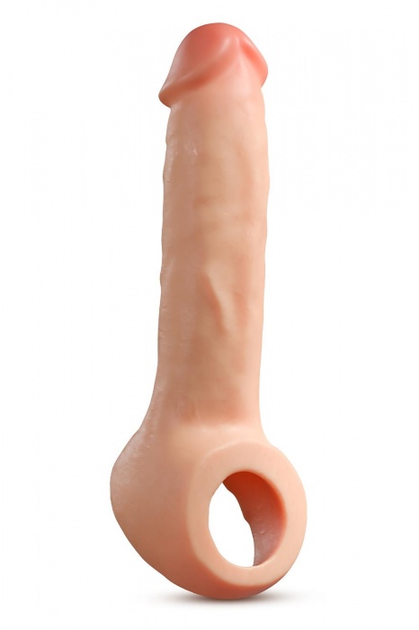 Телесная насадка-удлинитель Thrive 8.75 Inch Realistic Penis Extender Sleeve - 22,2 см. - Blush Novelties - в Нальчике купить с доставкой
