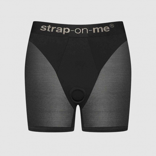 Трусики-шорты для фиксации насадок Strap-on-me Harness Lingerie Halo - size L - Strap-on-me - купить с доставкой в Нальчике