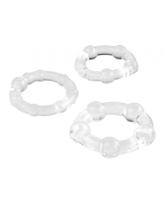Набор из 3 эрекционных прозрачных колец - Boys of Toys - в Нальчике купить с доставкой