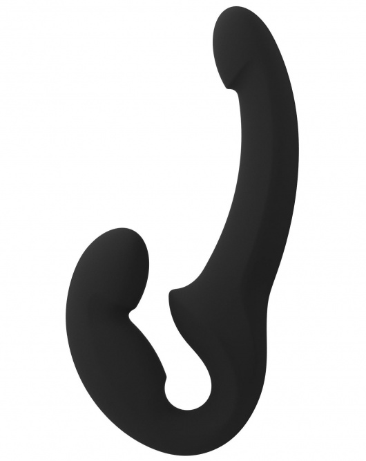 Черный безремневой страпон Share Lite - Fun Factory - купить с доставкой в Нальчике