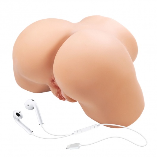 Телесный мастурбатор Olivia с 2 любовными отверстиями - Baile - в Нальчике купить с доставкой