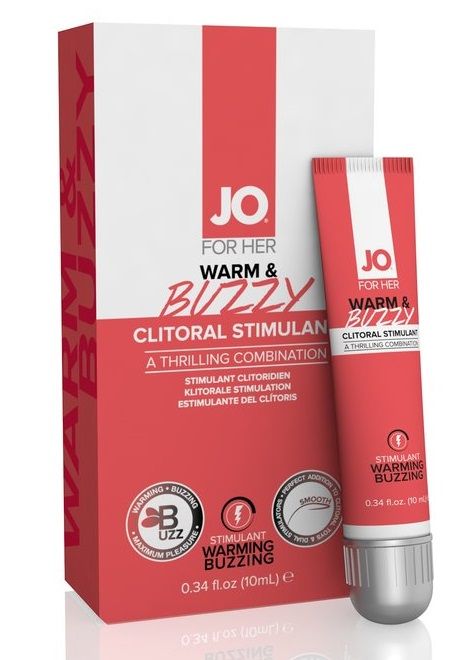 Клиторальный крем JO WARM   BUZZY CLITORAL GEL - 10 мл. - System JO - купить с доставкой в Нальчике