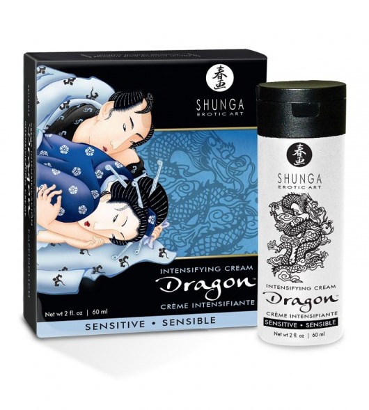 Интимный мужской крем SHUNGA DRAGON SENSITIVE - 60 мл. - Shunga - купить с доставкой в Нальчике