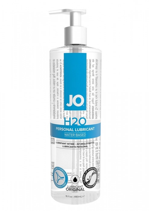 Лубрикант на водной основе JO Personal Lubricant H2O с дозатором - 480 мл. - System JO - купить с доставкой в Нальчике