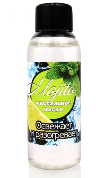 Массажное масло для тела Mojito с ароматом лайма - 50 мл. - Биоритм - купить с доставкой в Нальчике