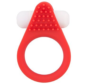 Красное эрекционное кольцо LIT-UP SILICONE STIMU RING 1 RED - Dream Toys - в Нальчике купить с доставкой