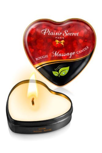 Массажная свеча с нейтральным ароматом Bougie Massage Candle - 35 мл. - Plaisir Secret - купить с доставкой в Нальчике