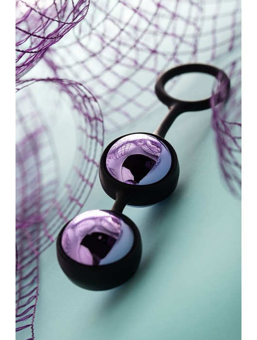 Фиолетово-черная вагинальные шарики TOYFA A-toys - A-toys