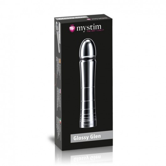 Фаллоимитатор для электростимуляции Glossy Glen Dildo - 14 см. - MyStim - купить с доставкой в Нальчике