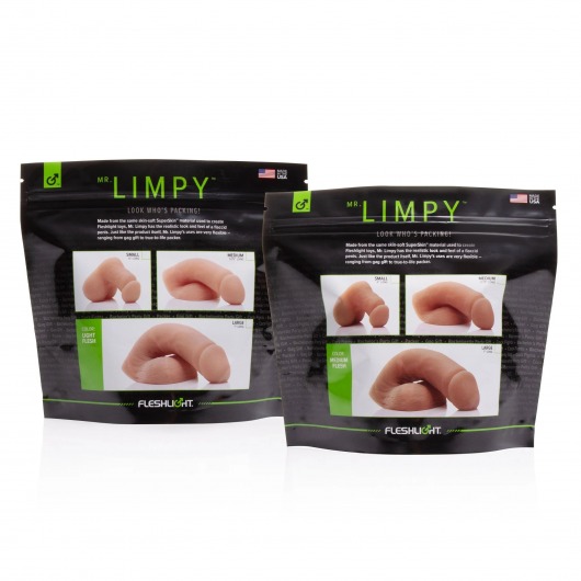 Мягкий имитатор пениса Fleshtone Limpy большого размера - 21,6 см. - Fleshlight - купить с доставкой в Нальчике