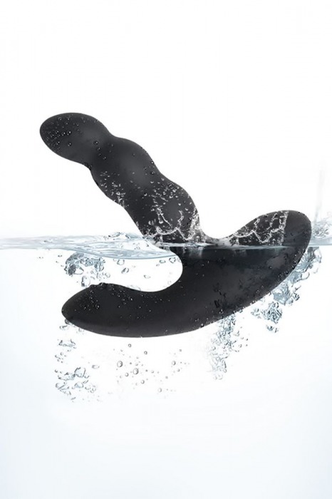 Черный силиконовый стимулятор простаты Levett Nitoc с пультом ДУ - Levett - в Нальчике купить с доставкой