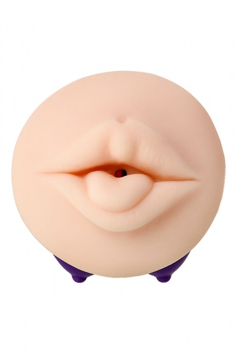 Двухсторонний мастурбатор JOS YARA в фиолетовой колбе - JOS - в Нальчике купить с доставкой