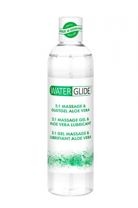 Гель-смазка 2-в-1 MASSAGE   LUBRICANT ALOE VERA - 300 мл. - Waterglide - купить с доставкой в Нальчике