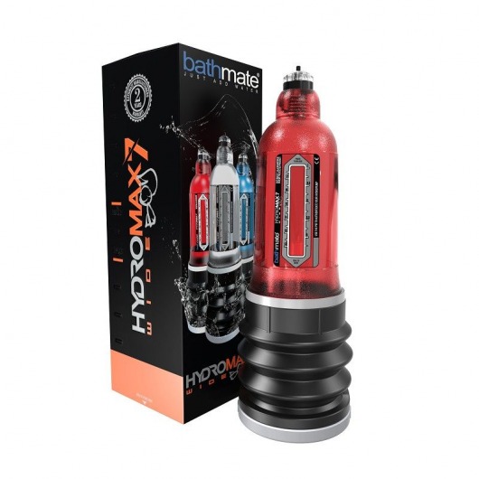 Красная гидропомпа HydroMAX7 Wide Boy - Bathmate - в Нальчике купить с доставкой