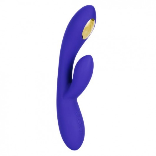 Фиолетовый вибратор с функцией электростимуляции Intimate E-Stimulator Dual Wand - 21,5 см. - California Exotic Novelties - купить с доставкой в Нальчике