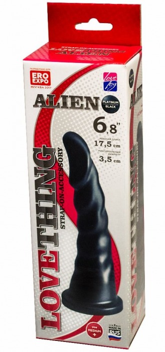 Насадка для трусиков харнесс Alien - 17,5 см. - LOVETOY (А-Полимер) - купить с доставкой в Нальчике