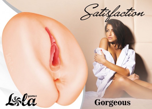 Мастурбатор с 2 тоннелями Satisfaction Gorgeous - Lola Games - в Нальчике купить с доставкой