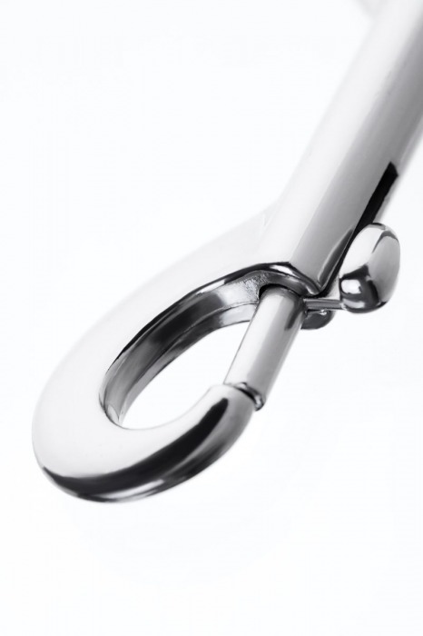 Серебристый двухсторонний карабин TOYFA Metal - ToyFa - купить с доставкой в Нальчике